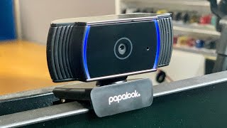 Papalook AF925 1080p HD Webcam Unboxing amp Review [upl. by Anilra]