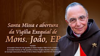 Missa e abertura da Vigília Exequial de Mons João Clá Dias  01Nov JoaoScognamiglioClaDias1939 [upl. by Ennaeirrac]