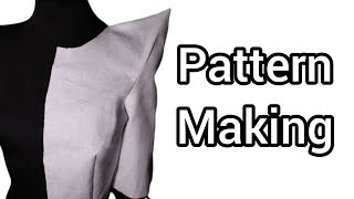 Sleeves design pattern making tutorial for sewing [upl. by Wittie383]