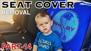 Part 14 Removing Blown Seat Cover  2017 Silverado Z71 Project [upl. by Eadith]