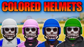 ITS BACK HOW TO GET EVERY COLORED BULLETPROOF HELMET IN GTA 5 ONLINE AFTER PATCH 166 [upl. by Nnaik]