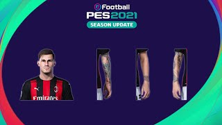 Romagnoli  Tattoo Compatível com todos Patchs  Pes2021 [upl. by Gladwin774]