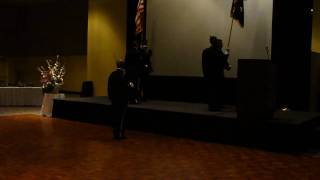 quotThe Honor of Posting Colors at a Military Ballquot [upl. by Jasper]