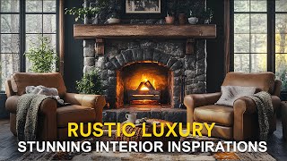 Discover Rustic Luxury in These Stunning Interior Designs [upl. by Bohi]