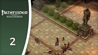 A huge mansion under attack  Lets Play Pathfinder Kingmaker 2 [upl. by Ailisab]