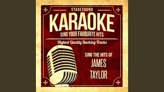 Up On The Roof Originally Performed By James Taylor Karaoke Version [upl. by Mhoj]