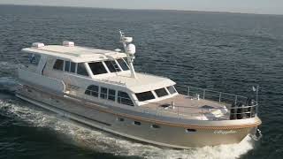 Yacht film  Linssen Grand Sturdy® 590 AC Wheelhouse  Vlotr Media [upl. by Erving]