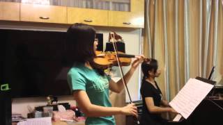 ABRSM 201619 Grade 8 Violin A4 Bach Concerto in A minor 1st mvt by Doris Lee and Lai Bo Ling [upl. by Selyn640]