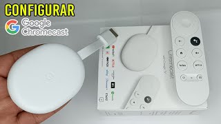 Cómo CONFIGURAR Chromecast 4ta GenUNBOXINGMuy fácil [upl. by Idnem]