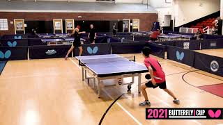 2021 Butterfly Cup  1650 SemiFinal 1  Andrew Yang vs Connor Lee Full Match  Short Form [upl. by Leslie181]