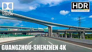 Driving from Guangzhou to Shenzhen via the ShenzhenZhongshan Link a trip to Chinas highways [upl. by Lucine975]