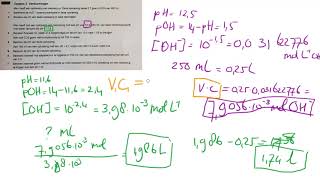 4 vwo Zuur base verdunnen opgaven [upl. by Nigam]