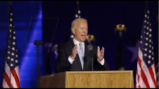 Présidentielle américaine  discours de victoire de Joe Biden [upl. by Orimisac]