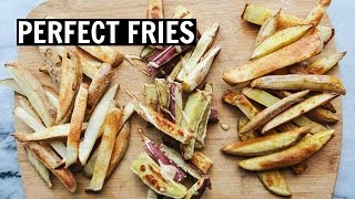 HOW TO MAKE CRISPY LOW FAT FRIES  3 FLAVOR IDEAS [upl. by Karissa646]