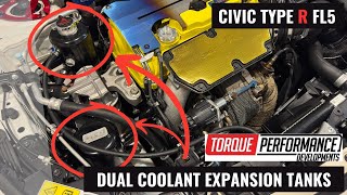 TORQUE PERFORMANCE DEVELOPMENTS  DUAL COOLANT EXPANSION TANKS  FL5 CIVIC TYPE R [upl. by Ormiston]