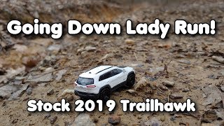 Down the Rocks Stock Jeep Cherokee Trailhawk Elite 2019 Off Road Vinton County Ohio [upl. by Etteniotna]