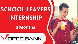 DFCC Bank Job Vacancies Internship for School Leavers Job vacancies in Sri Lanka 2022 [upl. by Ailegra]