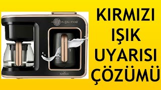 Karaca 5 in 1 Kahve Makinesi Kırmızı Işık Uyarısı Çözümü [upl. by Ytsirk688]