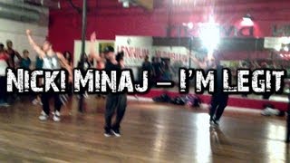 Nicki Minaj ft Ciara  Im Legit  Footage from Nika Kljuns Class  RAW AND UNCUT SERIES [upl. by Hildagard]