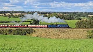 Sir Nigel Gresley hauls the quotCumbrian Fellsmanquot from Carlisle to Crewe [upl. by Giustino]