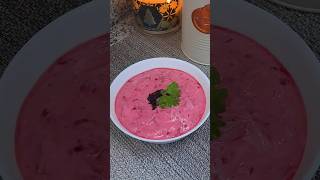 Beet Root Raita raitarecipes raita foodfoodies salad shorts shortfeed [upl. by Nagle406]