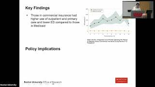 Sarah Gordon Comparing Postpartum Health Care Utilization and Spending [upl. by Ebocaj]