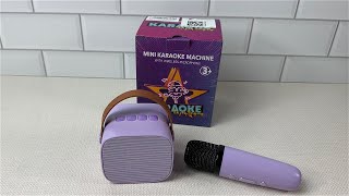 See Whats Inside  Unboxing the YLL Mini Karaoke Machine [upl. by Aivuy459]