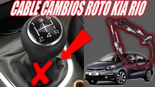 KIA RIO INCREIBLE FALLA EN PALANCA DE CAMBIOS [upl. by Ettenal]