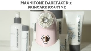 HOW I USE THE NEW MAGNITONE BARE FACED 2 IN MY SKINCARE ROUTINE  Cynthia Royer [upl. by Liebowitz693]