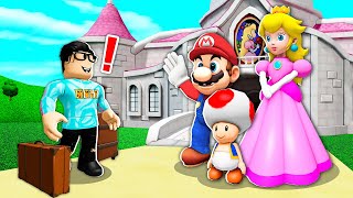 Adopted By MARIO Family Roblox [upl. by Qerat687]