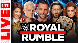 🔴 WWE Royal Rumble 2024 Live Stream Watch Along  Full Show Live Reactions [upl. by Shuler598]