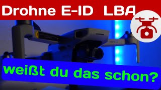 EID Registrierung Luftfahrt Bundesamt LBA Drohnenplakette Schritt für Schritt Drohnenversicherung [upl. by Nibur868]