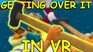 Getting Over It In VR Is The RAGE Game YOU Need  Clamb [upl. by Aisak]