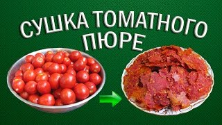 Сушка томатного пюре  Сушеный томат для зажарки борща… [upl. by Simons]