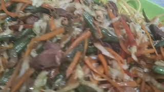 fried noodles with mix vegetables short by tab Calumba my on version [upl. by Burkhard676]