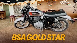 BSA Gold Star 650 price in India  detailed walkaround  ₹312 Lakhs  Dawn Silver [upl. by Annaoy]