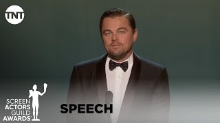 Leonardo DiCaprio Introduces Robert De Niro  26th Annual SAG Awards  TNT [upl. by Younglove]