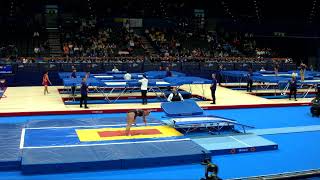 METHERAL Hannah CANW2023 Trampoline WorldsQualificationDouble MiniR2 [upl. by Curry]