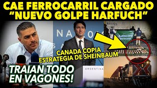 NO VAMOS A PARAR ¡HARFUCH FRENA TREN ANTES DE CRUZAR CANADA COPIA ESTRATEGIA DE CLAUDIA ANTE TRUMP [upl. by Ernst]