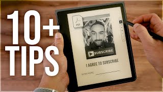 Kindle Scribe  10 Best Features  Tips amp Tricks [upl. by Sorkin601]