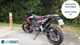 Masai Vision 5K  Essai Supermotard Électrique 125 [upl. by Cozza]