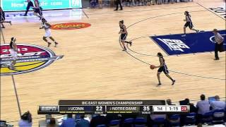 Notre Dame Wins BIG EAST Championship Highlights  Notre Dame Womens Basketball [upl. by Johnna596]