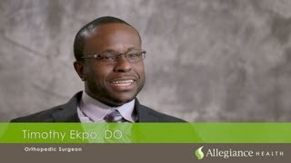 Meet Orthopaedic Surgeon Timothy Ekpo DO [upl. by Eixel]