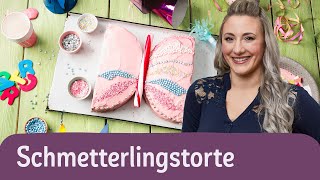 Schmetterlingstorte  REWE Deine Küche [upl. by Marl]