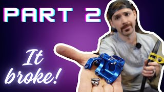 Part 2  Amazon Bike Parts Durability Check  Wake stem Wake Bars and JG Bike Stem [upl. by Kcirdneh]