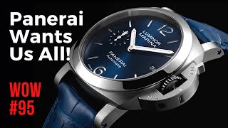 The 40 mm Panerai Luminor Marina Quaranta  Watch of the Week Review 95 [upl. by Harneen937]