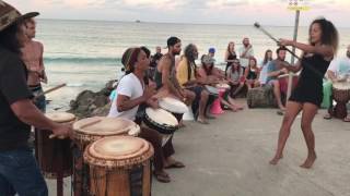 Byron Bay Drum circle [upl. by Sanez]