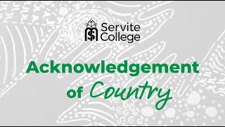 2024 Acknowledgement of Country  Servite College [upl. by Behrens]