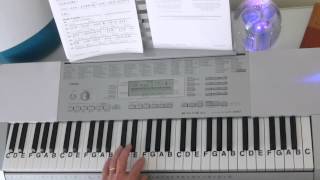 How To Play  Lullaby Cradle Song  Brahms  LetterNotePlayer © [upl. by Rosalia262]