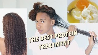 EXTREME PROTEIN DEEP CONDITIONING TREATMENT for damaged NATURAL HAIR [upl. by Sommers]